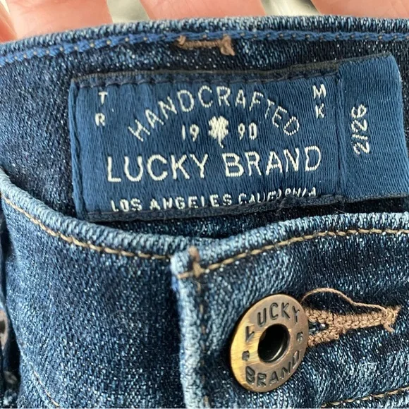 Lucky Brand Jean Shorts Denim Cut Off Boho Size 2 / 26 - Picture 8 of 15